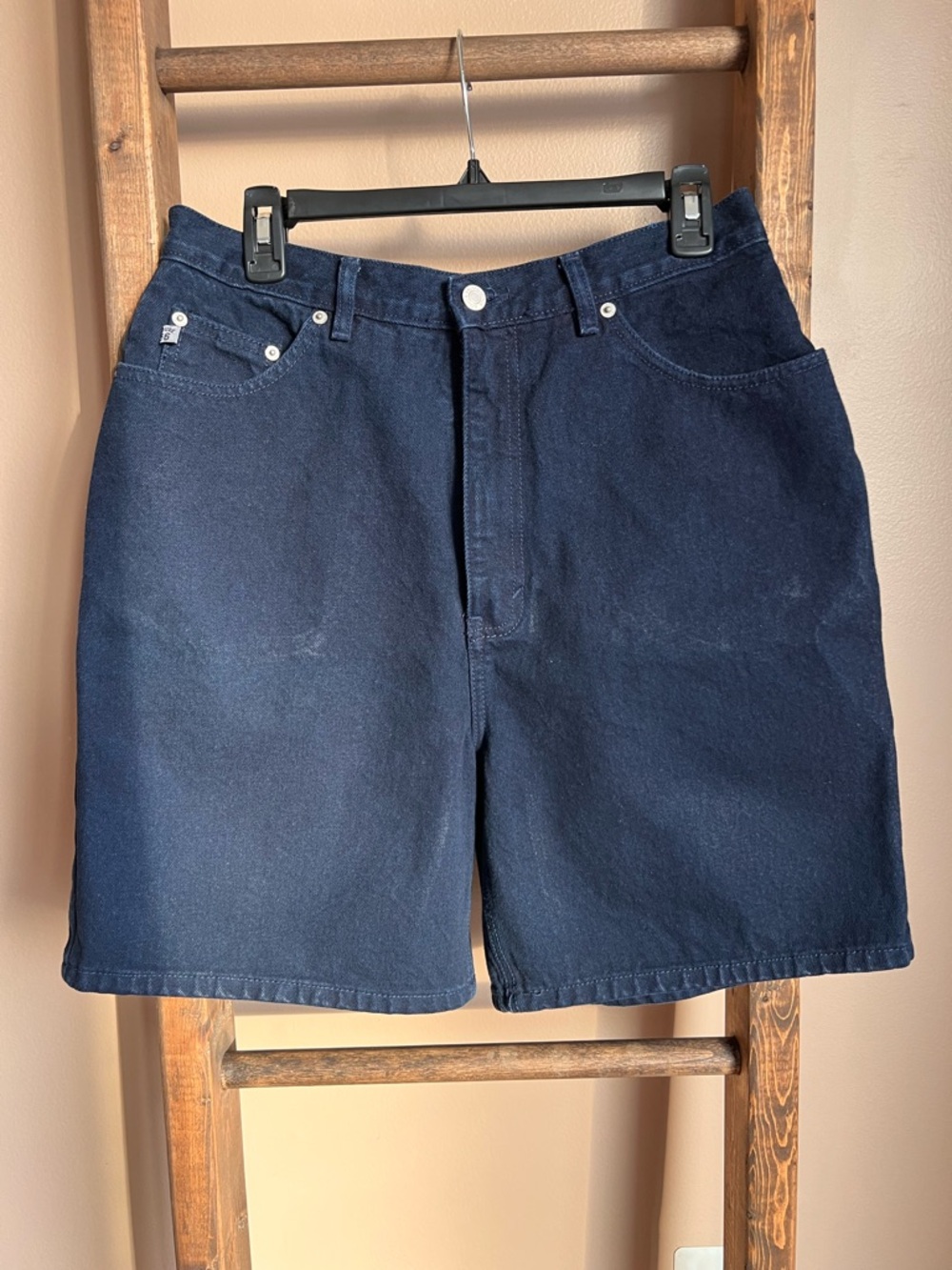 Route 66 Denim Bermuda Mom Shorts